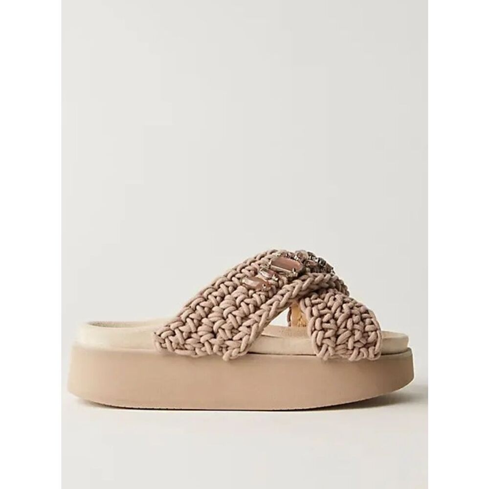 Free People Inuikii Cleo Woven Platform Sandals - Picture 3 of 13